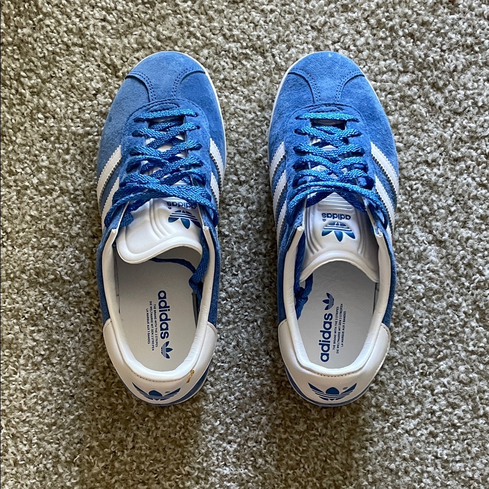 Adidas | Gazelle 85 | Size 6 Unisex | Size 8 Womens | Classic Blue and White - Picture 2 of 9